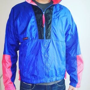 Vintage 90s Columbia Unisex Mens L Windbreaker